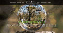 Desktop Screenshot of heilpraktikerin-ritter-claudia.de