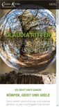 Mobile Screenshot of heilpraktikerin-ritter-claudia.de
